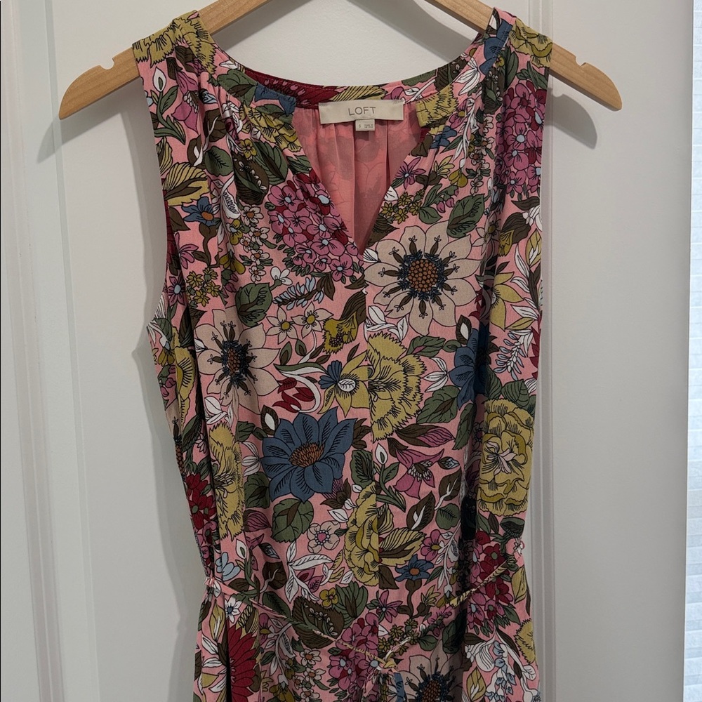 Small Women’s LOFT Floral Dress - Picture 6 of 11